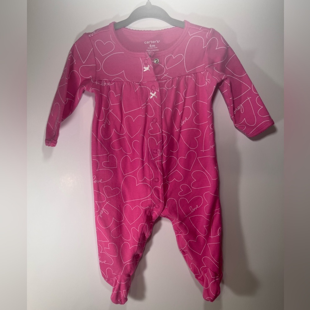 Carter's Pink Cotton One Piece